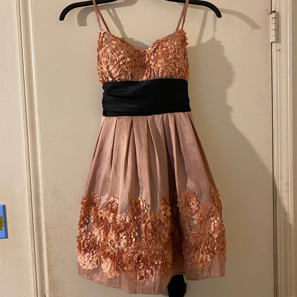 Pink Flowers Dress